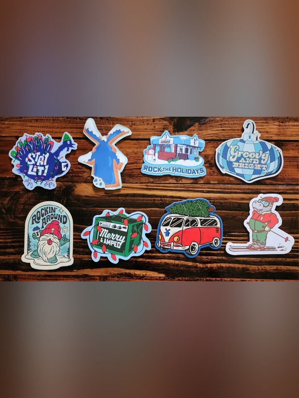 Dutch Bros November/December Holiday Sticker Pack 2022-2025 Collectible